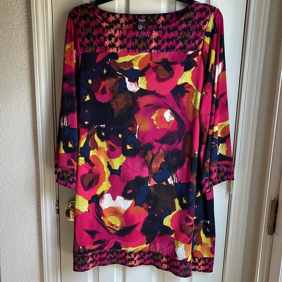 ALFANI WOMAN COLORFUL DRESS SZ 3X - Picture 1 of 6